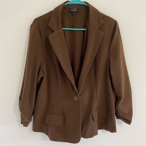 Brown Women Blazer